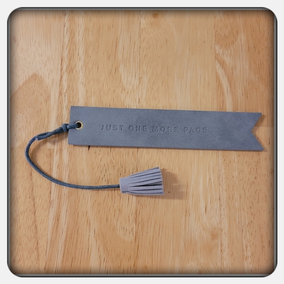 NWOT Grey Suede Leather Journal - Picture 4 of 5